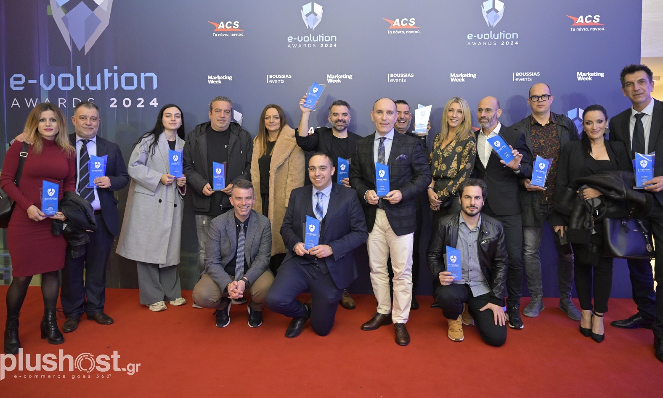H Plushost απέσπασε 32 βραβεία στα e-volution Awards 2024