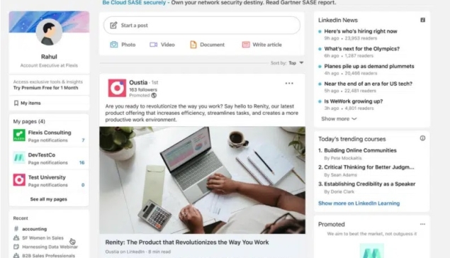 Το LinkedIn λανσάρισε τα χορηγούμενα άρθρα