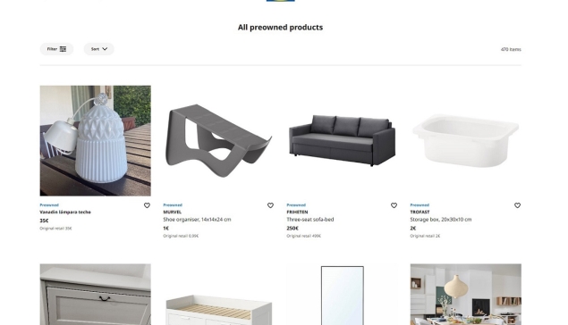 Η IKEA λανσάρει marketplace μεταχειρισμένων επίπλων