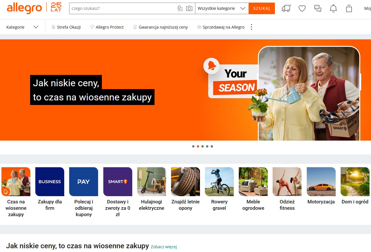 Το πολωνικό markeplace Allegro είναι σε διαρκή ανάπτυξη