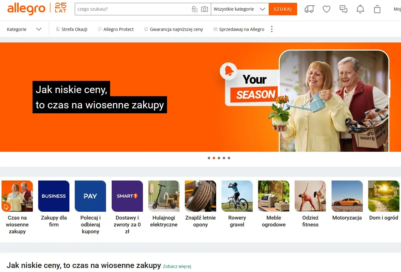 Το πολωνικό markeplace Allegro είναι σε διαρκή ανάπτυξη