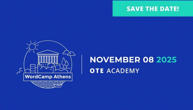 Το WordCamp Athens 2025 έρχεται 8 Νοεμβρίου στο OTE Academy