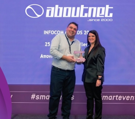 Η Aboutnet τιμήθηκε με το βραβείο '25 Years of Excellence' στο 27ο InfoCom World