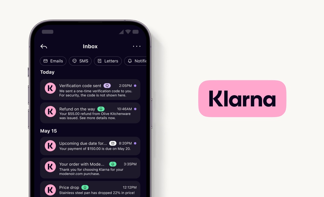 Η Klarna λανσάρει in-app inbox στην εφαρμογή της για προστασία από απάτες