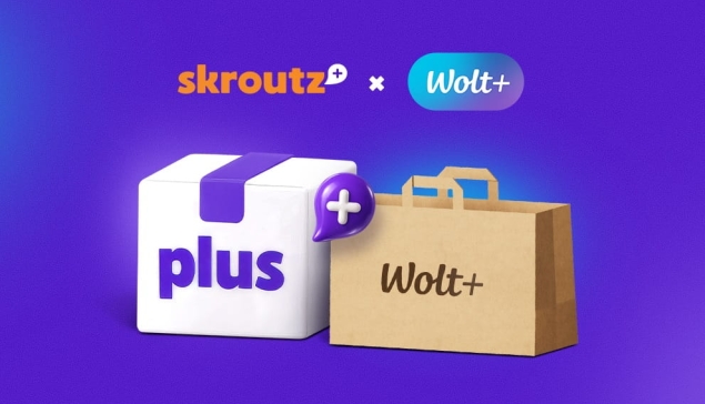 Το Skroutz Plus εμπλουτίζεται με μία στρατηγική συνεργασία με τη Wolt