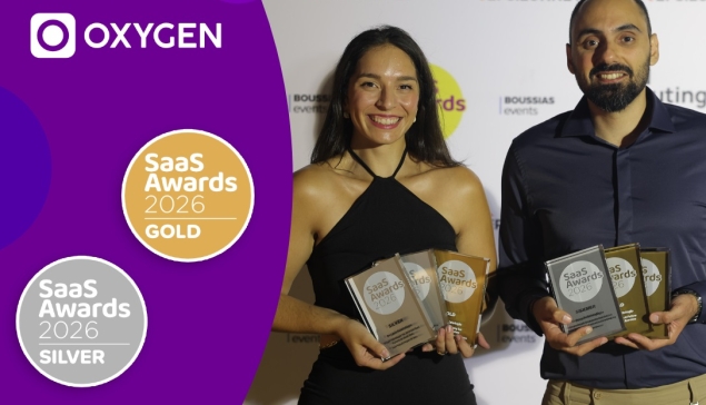 Η Oxygen κέρδισε 6 βραβεία στα Cloud Computing & SaaS Awards 2026