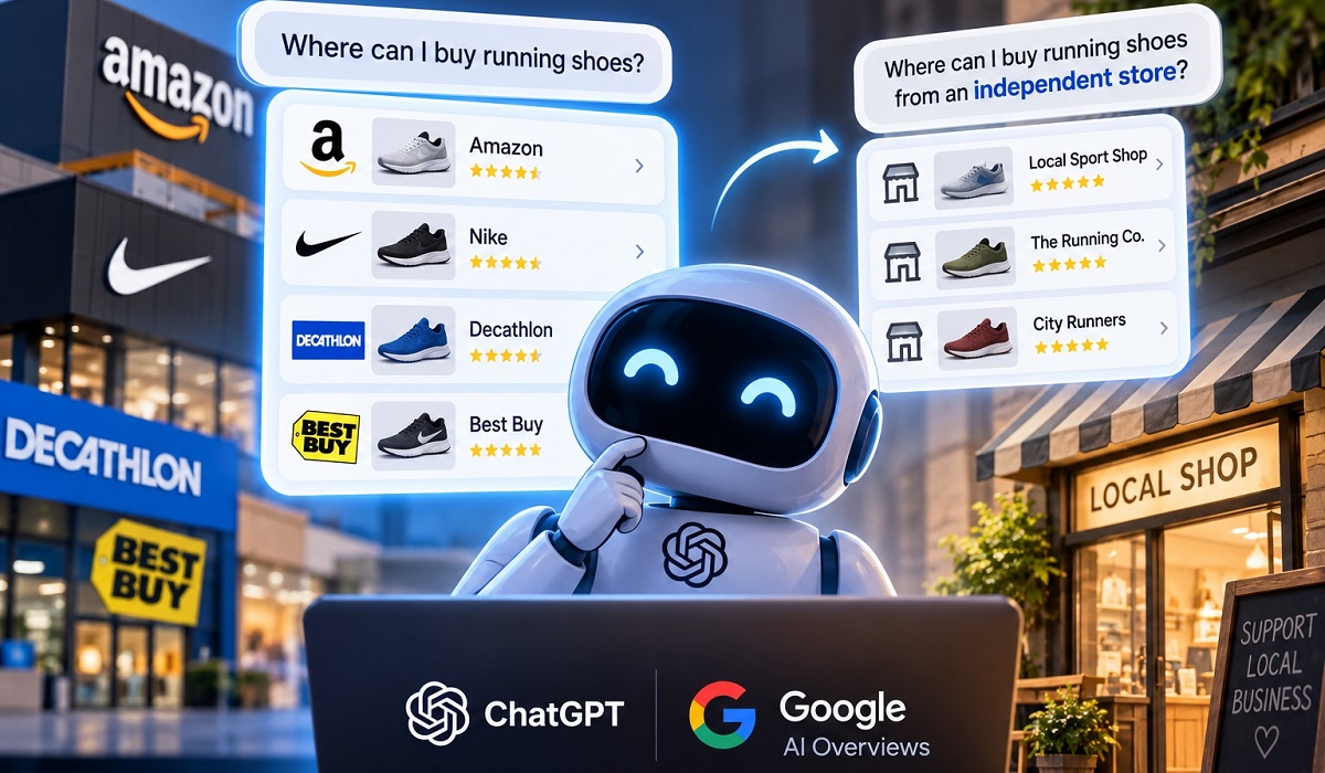 AI Shopping: ChatGPT και Google στέλνουν τους καταναλωτές κυρίως στους μεγάλους retailers