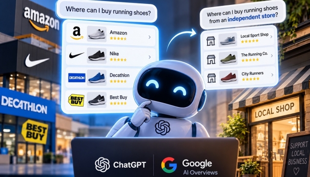 AI Shopping: ChatGPT και Google στέλνουν τους καταναλωτές κυρίως στους μεγάλους retailers